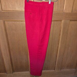 Jones New York Women's Red Wool Suit Pants Size 8 lined